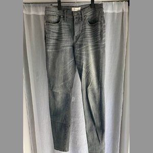 Madewell 9" High Riser Skinny Skinny jean, gray wash, women's size 28 Tall